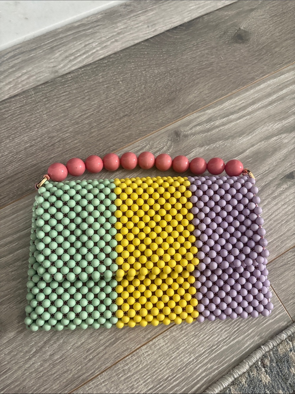 Lele Sadoughi Beaded Clutch